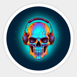 Fill your Skull with Music Sticker